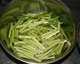 大豆ミートとニンニク芽のオイスター炒め作り方2写真