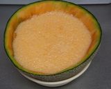 メロンまるごと簡単ゼリー作り方6写真