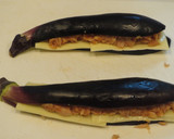 なすのツナとチーズのはさみ焼き作り方4写真