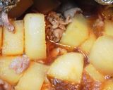 簡単おかず☆豚こま大根☆豚バラ大根風煮物作り方4写真