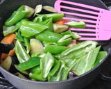 ピーマン・なす・にんじんの味噌炒め作り方3写真