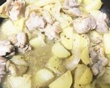 鶏肉とポテトのマスタード炒め作り方4写真
