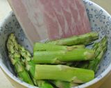 電子レンジでベーコンのアスパラ巻き作り方1写真