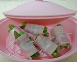 電子レンジでベーコンのアスパラ巻き作り方4写真