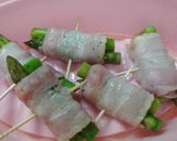 電子レンジでベーコンのアスパラ巻き作り方6写真