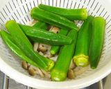 オクラと長いもの煮浸し作り方4写真