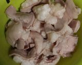 ぷりぷり牛モツ鍋の味噌スープ仕立て作り方3写真