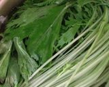 水菜のサラダ作り方1写真