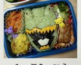 キョウリュウグリーン‼キャラ弁♡作り方4写真