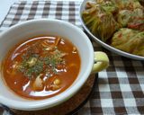 ＊トマトで煮込んだロールキャベツ＊作り方10写真