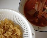 トマト煮リメイク☆ランチにパスタ♪作り方1写真