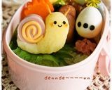 ＊キャラ弁＊　簡単★梅雨にかたつむり作り方9写真