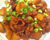 鶏肉とじゃがいもの中華風煮物作り方8写真