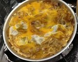 豚コマ肉と玉ねぎの卵とじ丼作り方6写真