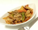 ゴロゴロ野菜とチキンのトマト煮作り方4写真