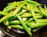 ◆インゲンとエリンギのペペロンチーノ◆作り方2写真