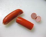 ウインナー1本deお弁当のお花を2個作り方1写真