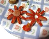 ウインナー1本deお弁当のお花を2個作り方10写真