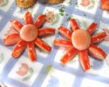 ウインナー1本deお弁当のお花を2個作り方11写真