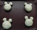 ポリ袋で簡単★かえるのよもぎあんぱん作り方7写真