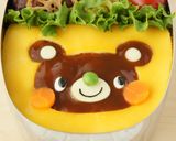 キャラ弁♪デミグラスソースでくまちゃん作り方6写真