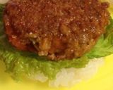 梅雨のキャラ弁にあじさいライスバーガー作り方1写真