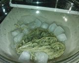 とろろで和風冷製モロヘイヤパスタ♬作り方1写真
