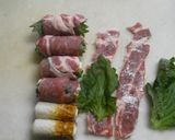 チーズちくわ肉巻き　大葉でさわやか作り方2写真