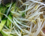 簡単＊もやしとキュウリの梅韓国のり和え♪作り方2写真