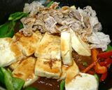 給料日前！豚豆腐๑オイケチャいた～め♪作り方11写真