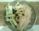 もやしと茄子の胡麻酢和え作り方1写真