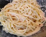 簡単♪ワンボウルで明太子パスタ♪作り方5写真