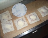 シュウマイの皮で簡単☆あげピザ作り方3写真