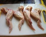 夏の青味！手羽先と青唐辛子の炒煮作り方1写真