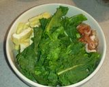 レンジで!葉ものと豚肉のだし煮作り方1写真