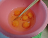ちりめんじゃことえのき茸のオムレツ作り方3写真