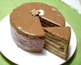 バームクーヘン風チョコレートケーキ作り方6写真