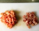 トマトとまぐろの彩りパスタ作り方2写真