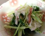水菜のサラダ作り方6写真