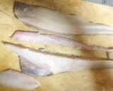 シマホッケ干物　トマトとタアサイソテー　作り方1写真
