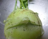 コールラビ入りの味噌汁作り方1写真