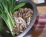 舞茸と小松菜のバター醤油炒め♪作り方1写真