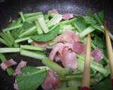 舞茸と小松菜のバター醤油炒め♪作り方4写真