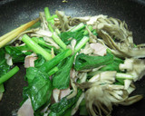 舞茸と小松菜のバター醤油炒め♪作り方5写真