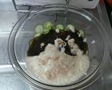 簡単！もずくと山芋の酢の物。作り方3写真