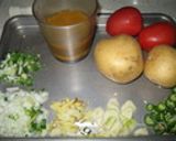 トマトとジャガイモのインドカレー作り方2写真