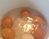 切る手間なし‼手羽元とゆで卵の甘酸煮！作り方1写真
