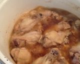 切る手間なし‼手羽元とゆで卵の甘酸煮！作り方3写真