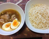 簡単！鶏もも肉とネギの和風つけ麺作り方8写真