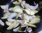 ２人分・鶏むね肉となすのみそ炒め丼作り方5写真